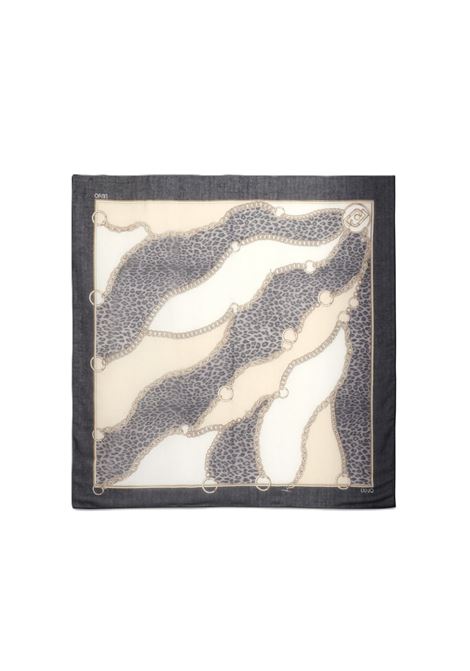 foulard animalier nero LIU JO | 2F5074T0300CHAIN.ANIM-22222